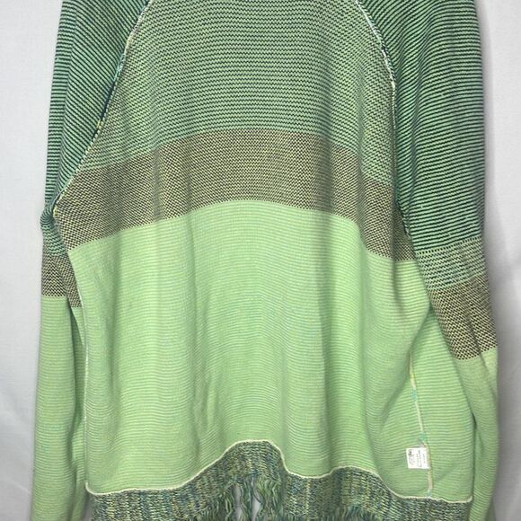 Gypsy05 Fringe Trim Multi Color Shawl Cardigan. Size XS. - Picture 14 of 14